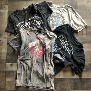 Hard Rock Cafe Fender Guitar Johnny Cash T-shirts